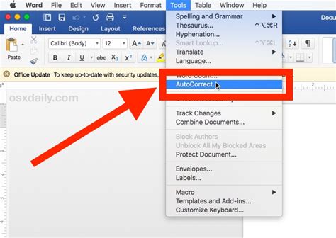 make corrections to word hike|Turn AutoCorrect on or off in Word .